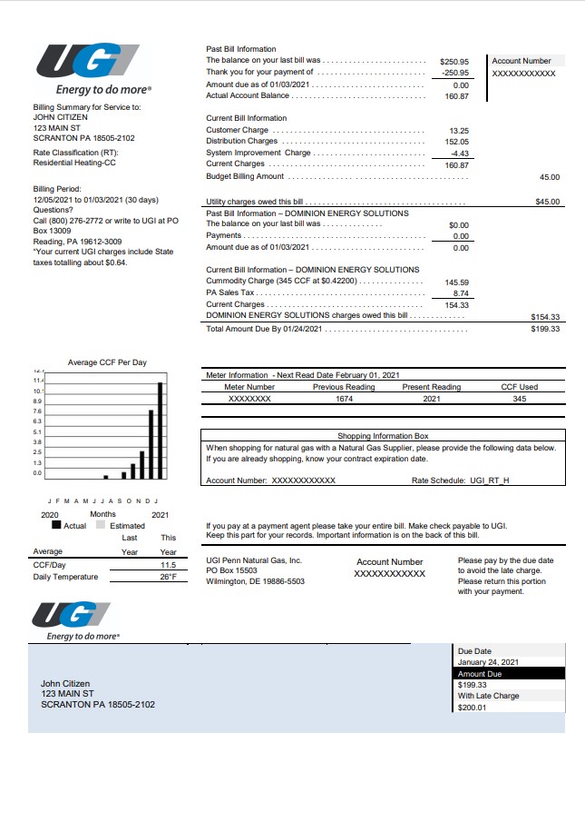  Minol USA business utility bill 